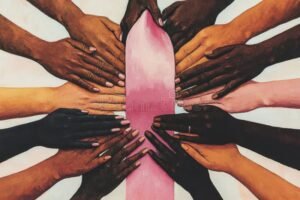 manos unidas en circulo simbolico solidaridad