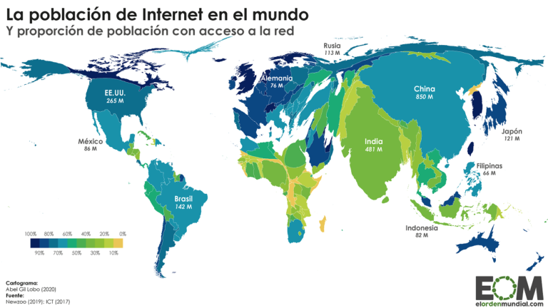mapa mundial con conexiones de red ip
