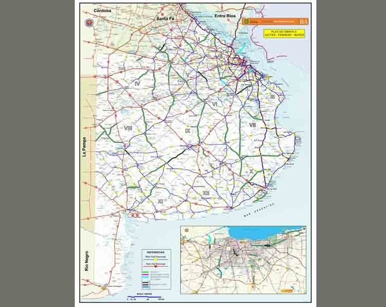 mapa ruta carretera mar del plata merlo