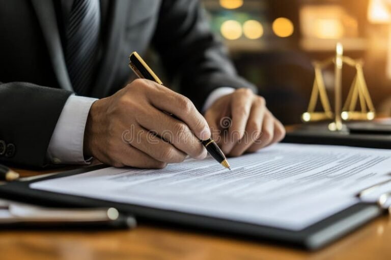 Cómo hacer una declaración jurada paso a paso y sin errores 3 persona escribiendo documentos legales cuidadosamente