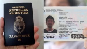 persona extranjeras con dni argentino y pasaporte