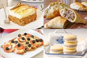 plato tradicional argentino con comida casera